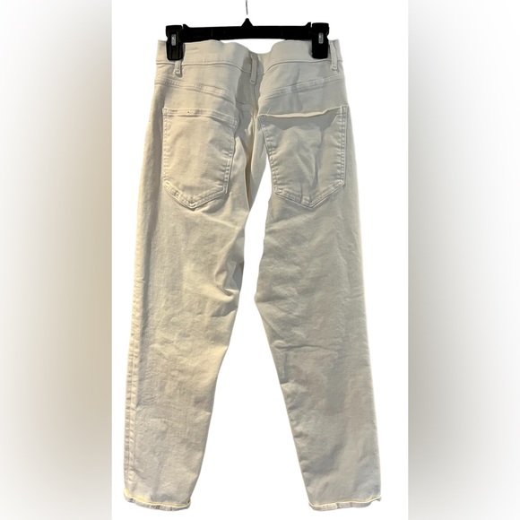 Express Slim Super High Rise  Winter White - Size 10 - Picture 4 of 6